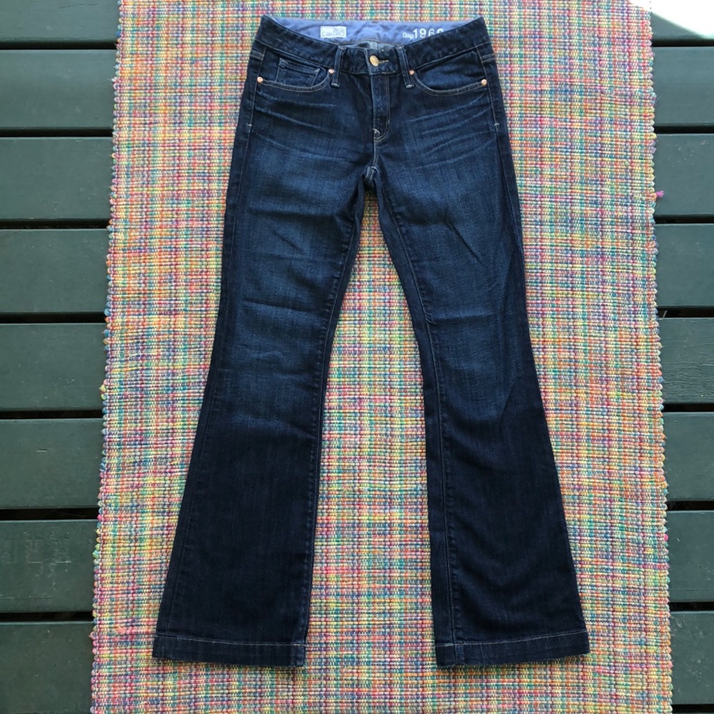 GAP 1969 Wide Leg Dark Jeans